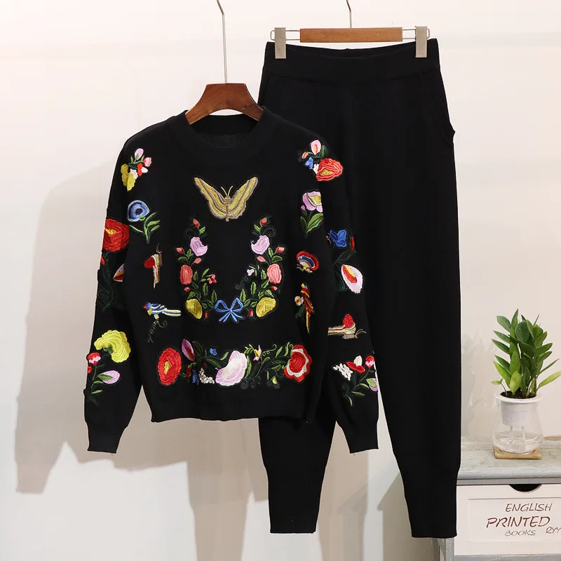 BabYoung Winter New Embroidery Butterfly Flower Loose Long Sleeve T-shirt Top Leggings Suit Dress
BabYoung Winter New Embroidery Butterfly Flower Loose Long Sleeve T-shirt Top Leggings Suit Dress