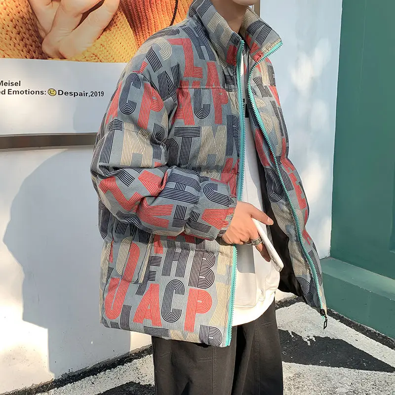 Men Filling Cotton Print Thicken Jacket Autumn And Winter Casual Style Men’s Parkas And Coats
Men Filling Cotton Print Thicken Jacket Autumn And Winter Casual Style Men’s Parkas And Coats