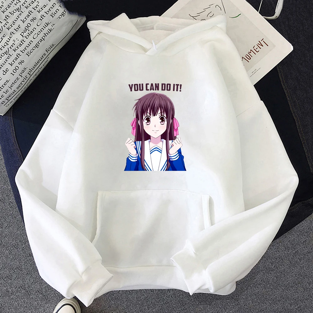 Anime Fruits Basket Hoodie Women Cartoon You can do it print Hoodies Men Casual Sweatshirts Fashion Streetwear Pullovers Tops
Anime Fruits Basket Hoodie Women Cartoon You can do it print Hoodies Men Casual Sweatshirts Fashion Streetwear Pullovers Tops