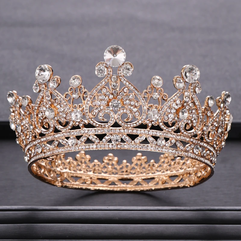 Vintage Silver Color Tiaras Crystal Round Big Crown Bridal Crown Tiara Wedding Queen Crown Hair Jewelry Bride Hair Accessories
Vintage Silver Color Tiaras Crystal Round Big Crown Bridal Crown Tiara Wedding Queen Crown Hair Jewelry Bride Hair Accessories