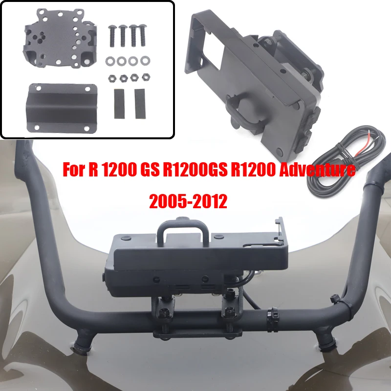 For BMW R 1200 GS R1200GS R1200 Adventure 2005-2012 Motorcycle GPS Phone Navigatio Bracket Holder Support
For BMW R 1200 GS R1200GS R1200 Adventure 2005-2012 Motorcycle GPS Phone Navigatio Bracket Holder Support
