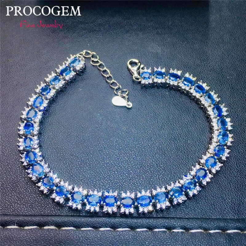 Luxurious Real Natural Sapphire Bracelets for Women Engagement 3x4mm 0.25ctx32pcs Procogem fine Jewelry 925 Sterling silver #771
Luxurious Real Natural Sapphire Bracelets for Women Engagement 3x4mm 0.25ctx32pcs Procogem fine Jewelry 925 Sterling silver #771