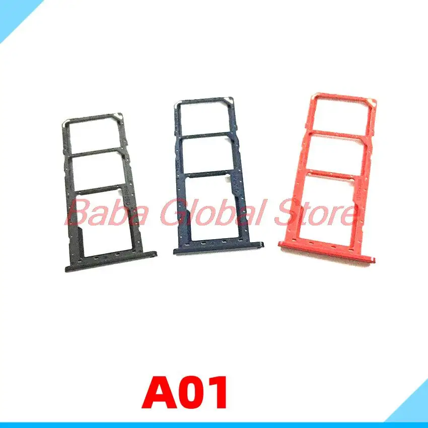 Single Or Dual Sim Card Tray For Samsung Galaxy A01 A015 SIM Tray Sim Reader SD Slot Holder Replacement Parts
Single Or Dual Sim Card Tray For Samsung Galaxy A01 A015 SIM Tray Sim Reader SD Slot Holder Replacement Parts