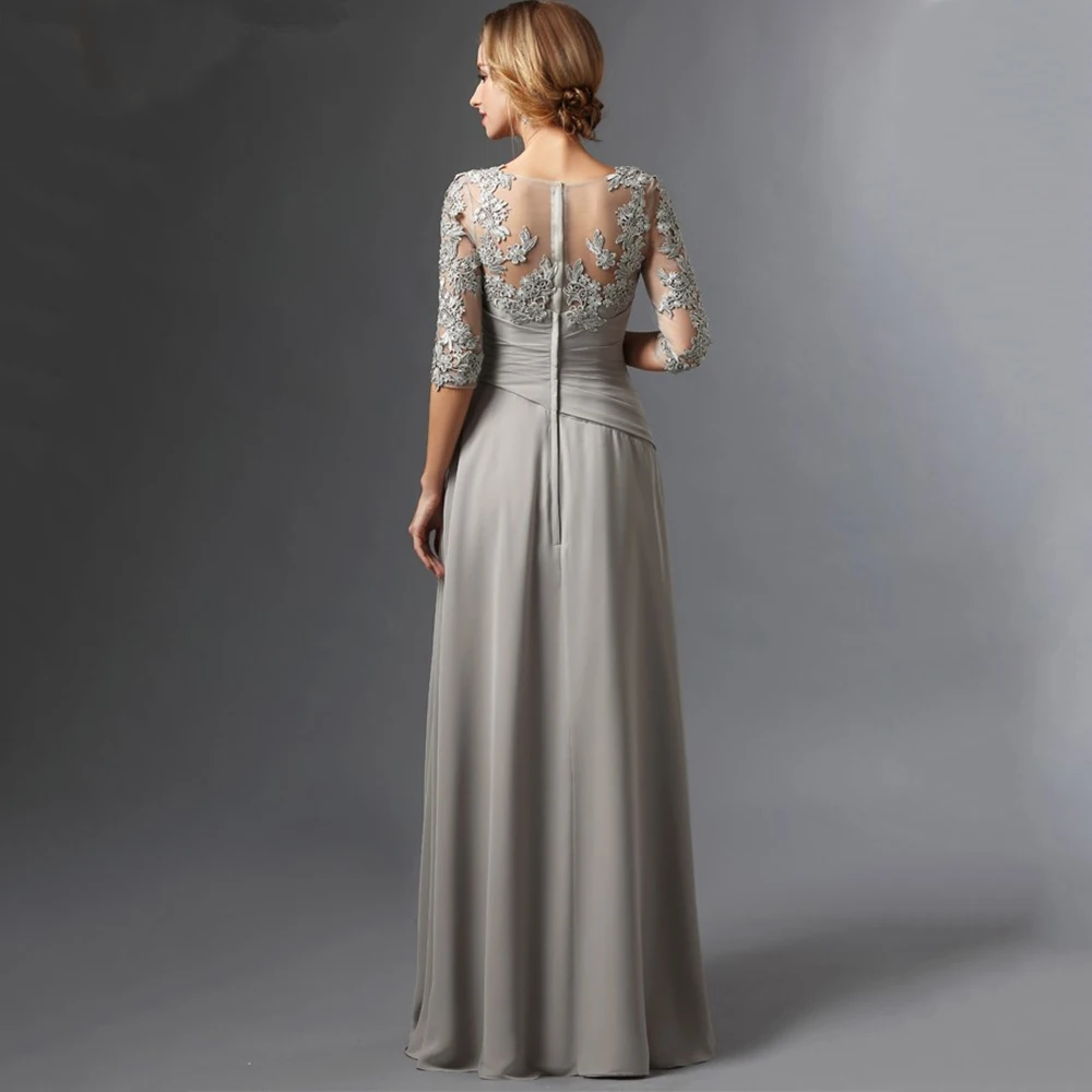 2020 A-line 3/4 Sleeves Chiffon Evening Dress Plus Size Lace Appliques Elegant Groom Mother Dresses Prom Party Gowns
2020 A-line 3/4 Sleeves Chiffon Evening Dress Plus Size Lace Appliques Elegant Groom Mother Dresses Prom Party Gowns