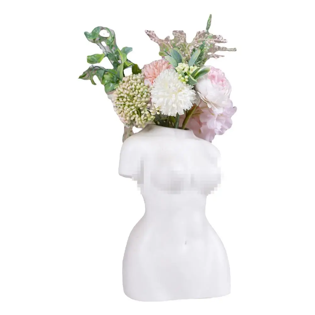 Body Flower Vase Female Body Vase White Ceramic Flower Vase Human Sculpture Body Shape Vase Home Office Decoration For Table
Body Flower Vase Female Body Vase White Ceramic Flower Vase Human Sculpture Body Shape Vase Home Office Decoration For Table