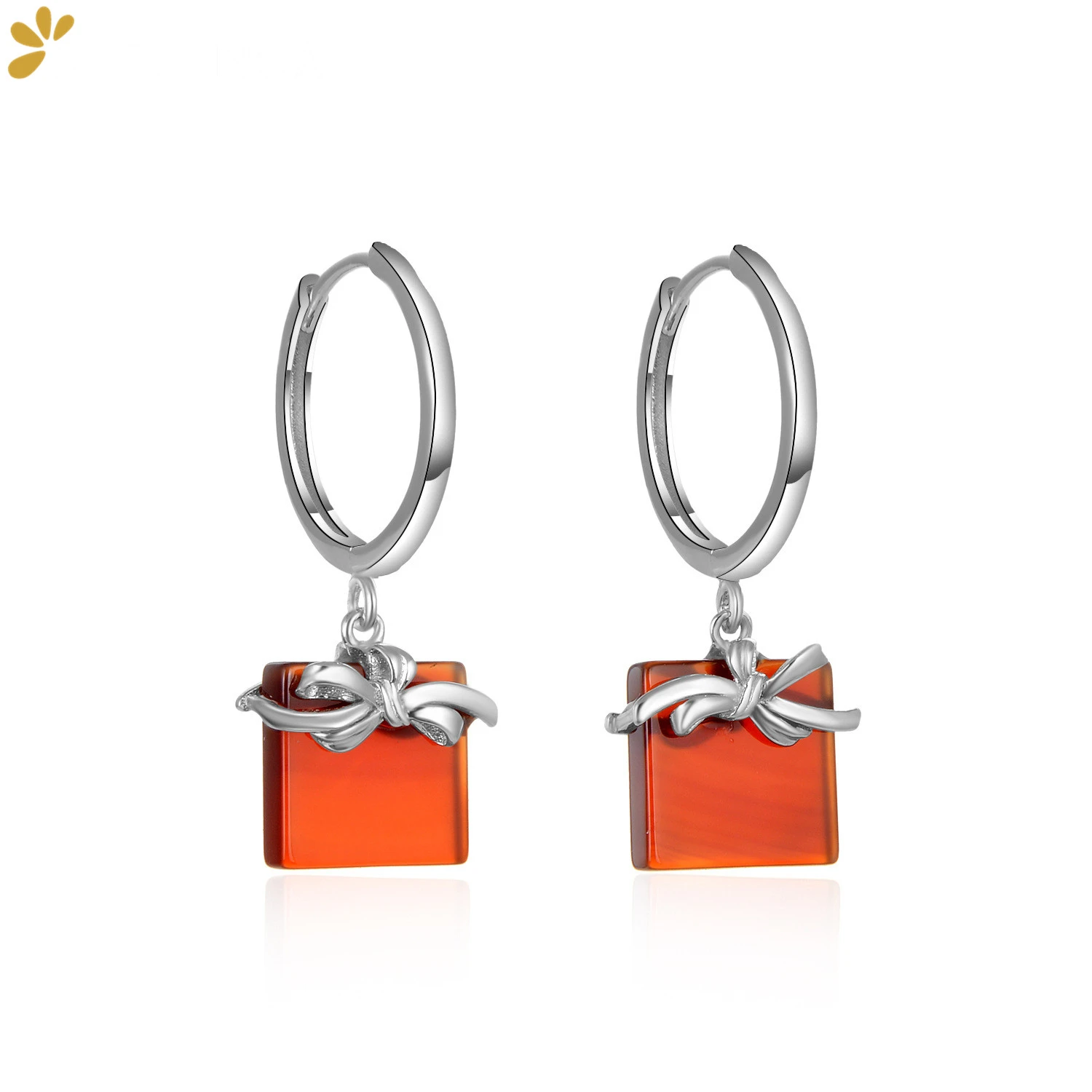 Pure 925 Sterling Silver Red Agate Bow Women's Earrings Trendy Kpop Fine Jewelry Original Design Gemstone Earrings 2020 New Gift
Pure 925 Sterling Silver Red Agate Bow Women's Earrings Trendy Kpop Fine Jewelry Original Design Gemstone Earrings 2020 New Gift