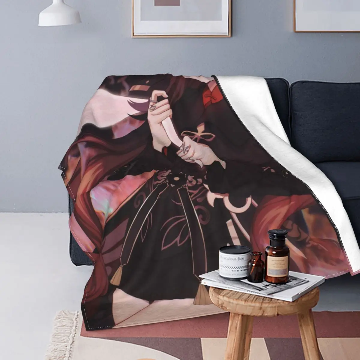 Genshin Impact Hutao Blanket Anime Cartoon Printed Stitch Cotton Breathable Flannel Throw Blankets For Bedspread Bedroom
Genshin Impact Hutao Blanket Anime Cartoon Printed Stitch Cotton Breathable Flannel Throw Blankets For Bedspread Bedroom