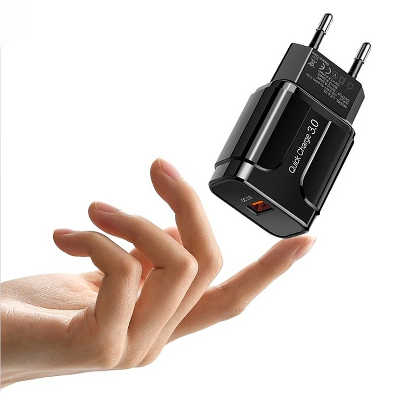 New USB Charger Quick Charge QC 3.0 Wall Charging For iPhone Xiaomi Mobile Phone Fast Charge Charger EU US Plug Adapter Travel
New USB Charger Quick Charge QC 3.0 Wall Charging For iPhone Xiaomi Mobile Phone Fast Charge Charger EU US Plug Adapter Travel