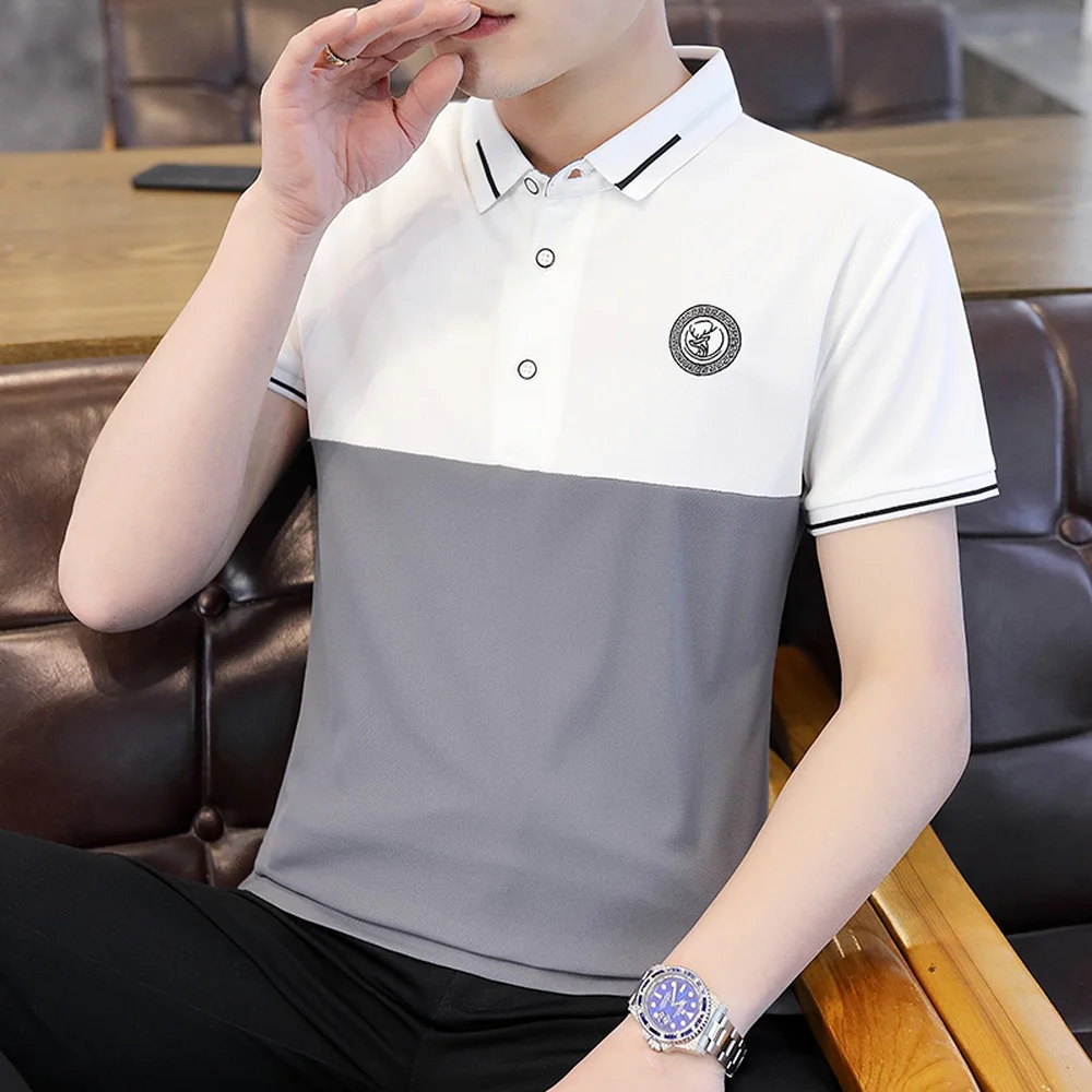 Men's High-quality Polo Shirt 2021 Summer Business Casual Slim Polos Para Hombre Short Sleeve Contrast Polo Brand Male Clothing
Men's High-quality Polo Shirt 2021 Summer Business Casual Slim Polos Para Hombre Short Sleeve Contrast Polo Brand Male Clothing