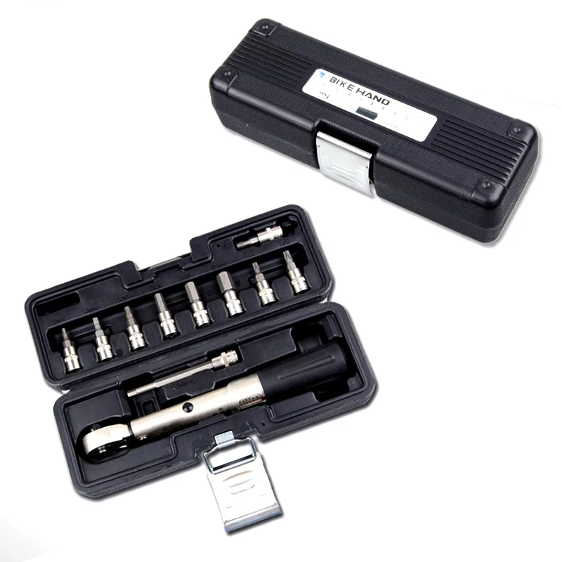 2-24NM Multifunction Repair Tool Kits Bicycle Torque Wrench With Box Two-way Click Adjustable Tools 3-10mm Allen Key Set New
2-24NM Multifunction Repair Tool Kits Bicycle Torque Wrench With Box Two-way Click Adjustable Tools 3-10mm Allen Key Set New