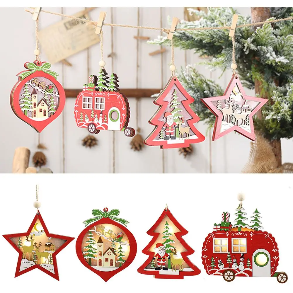 5 шт., подвесные креативные светодиодные лампы в виде рождественской елки 
5 шт., подвесные креативные светодиодные лампы в виде рождественской елки