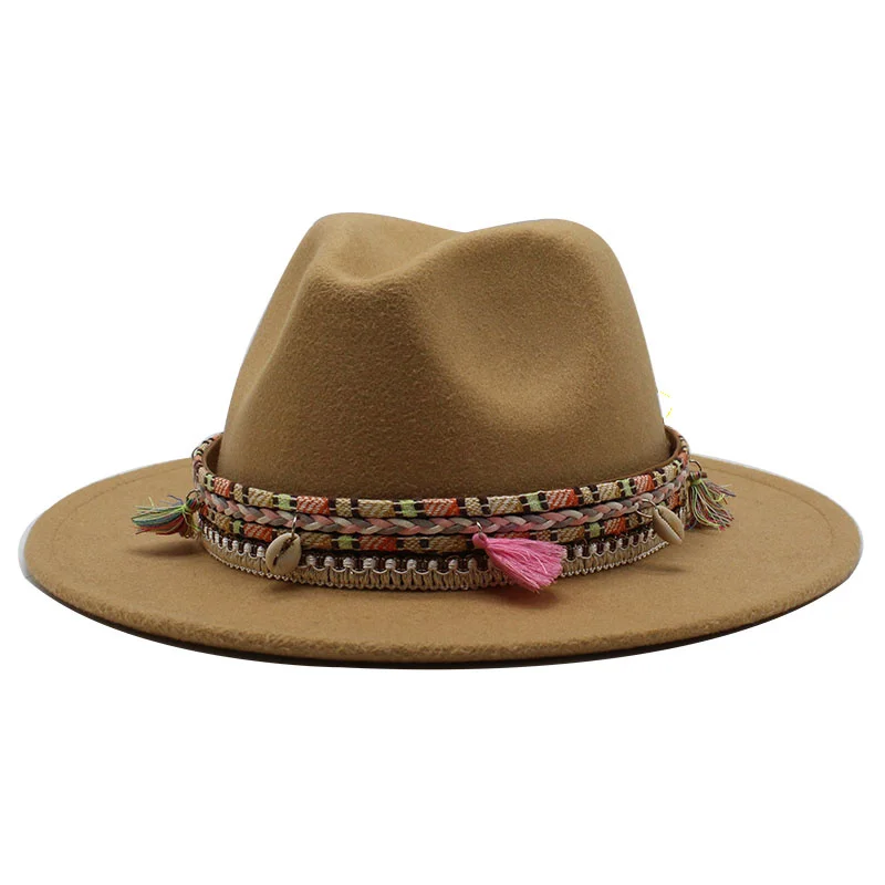 Winter Fedora Hat wool Panama Hat Women Elegant Ladies Felt Caps Vintage Autumn WInter Trilby Hat Wide Brim Brand Fedora
Winter Fedora Hat wool Panama Hat Women Elegant Ladies Felt Caps Vintage Autumn WInter Trilby Hat Wide Brim Brand Fedora
