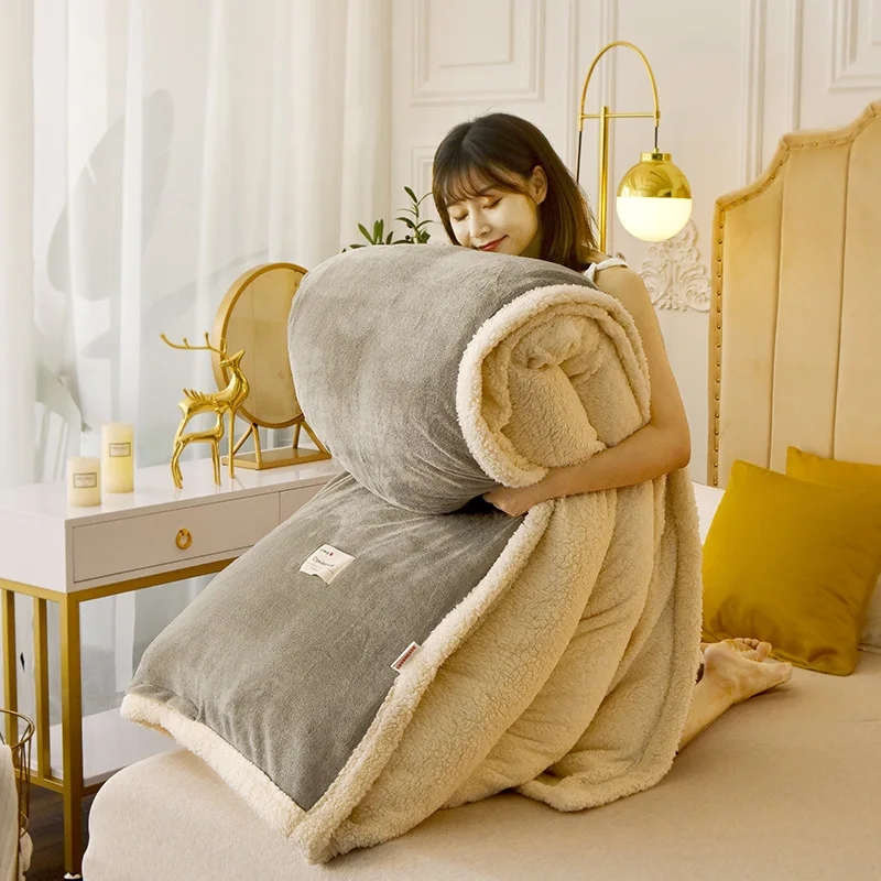 1pc Winter Warm Soft Double Side Plush Duvet Cover Flannel Thick Comforter Quilt Cover Case Bed Blanket Full Queen King Size
1pc Winter Warm Soft Double Side Plush Duvet Cover Flannel Thick Comforter Quilt Cover Case Bed Blanket Full Queen King Size