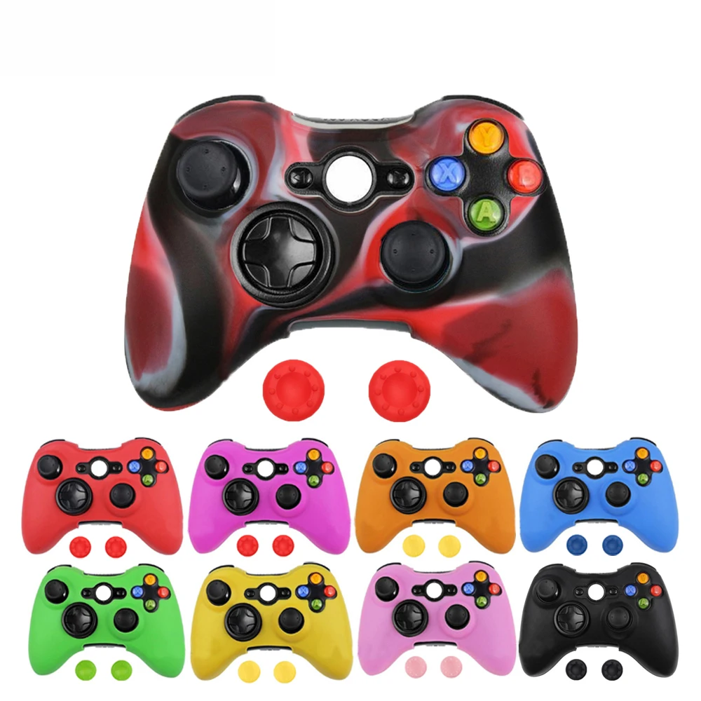Мягкий силиконовый защитный чехол для контроллера Xbox 360 резиновый аксессуары