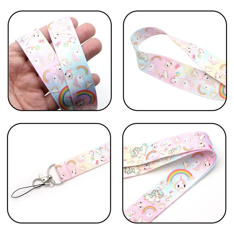 Fashion Unicorn Neck Strap pop Cartoon Lanyards for keys ID Card Gym Mobile Phone Straps USB badge holder DIY Hang Rope
Fashion Unicorn Neck Strap pop Cartoon Lanyards for keys ID Card Gym Mobile Phone Straps USB badge holder DIY Hang Rope