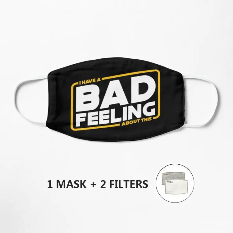 Bad Feels Mask Half Face Mask Reusable Protective Dustproof bacteria proof Mascarilla
Bad Feels Mask Half Face Mask Reusable Protective Dustproof bacteria proof Mascarilla