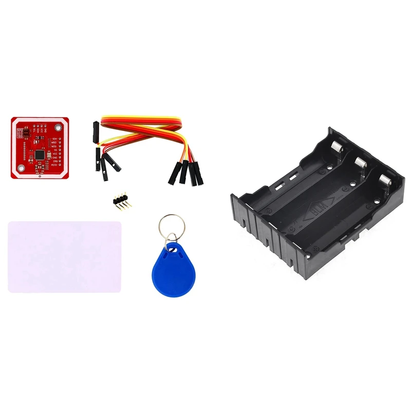 DIY держатель аккумулятора W 6 контактов для 3X 18650 литий-ионных батарей NXP PN532 RFID NFC модуль V3 комплект от производителя
DIY держатель аккумулятора W 6 контактов для 3X 18650 литий-ионных батарей NXP PN532 RFID NFC модуль V3 комплект от производителя