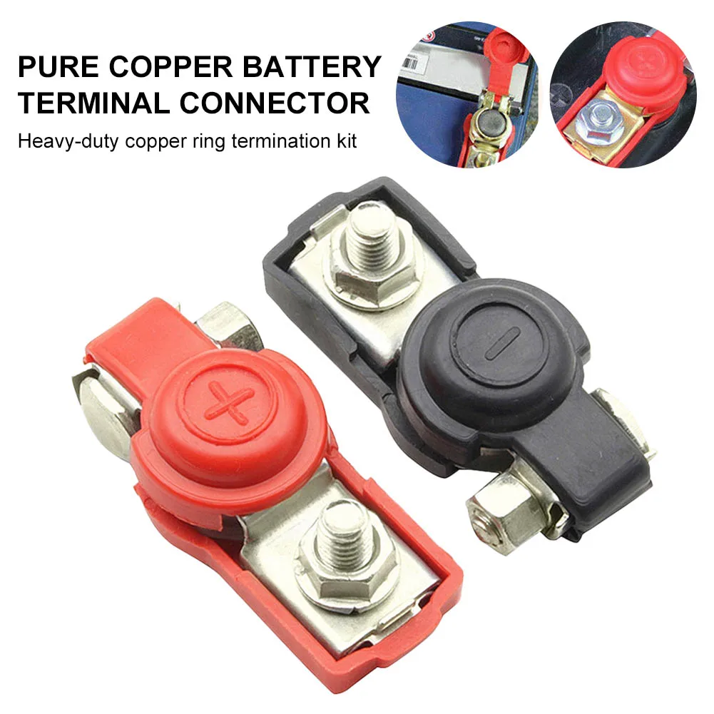Dropshipping 1Pair Battery Terminal Car Vehicle Quick Connector Cable Clamp Clip +/- with 6Pcs Copper Wire Lugs Auto Accessories
Dropshipping 1Pair Battery Terminal Car Vehicle Quick Connector Cable Clamp Clip +/- with 6Pcs Copper Wire Lugs Auto Accessories