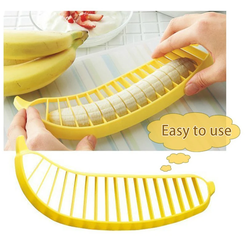 Household Creative Banana Cutter Banana Slicer Multifunctional Fruit Vegetable Sausage Cereal Cutter Kitchen Cooking Gadgets
Household Creative Banana Cutter Banana Slicer Multifunctional Fruit Vegetable Sausage Cereal Cutter Kitchen Cooking Gadgets