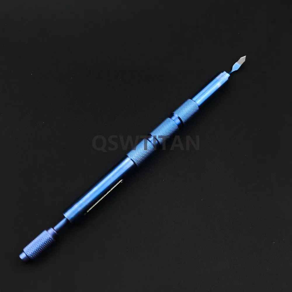 Ophthalmic blade Black Diamond Keratome blades Ophthalmic microsurgery surgical instrument
Ophthalmic blade Black Diamond Keratome blades Ophthalmic microsurgery surgical instrument
