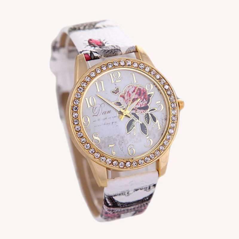Часы наручные в китайском стиле женские модные золотистые Цифровые кварцевые