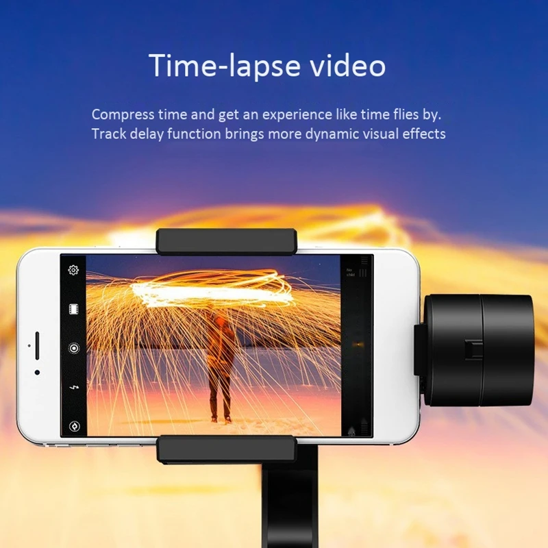 3 Axis Handheld Gimbal Stabilizer Smartphone Active Track Focus Pull &Zoom Face Tracking for Gopro Camera Phone
3 Axis Handheld Gimbal Stabilizer Smartphone Active Track Focus Pull &Zoom Face Tracking for Gopro Camera Phone