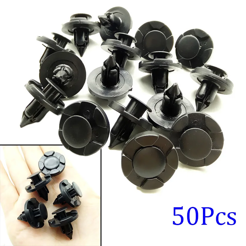 50pcs 8mm Auto Fastener Clip Car Body Push Retainer Pin Rivet Bumper Door Trim Panel Retainer Fastener Kit Car Accessories
50pcs 8mm Auto Fastener Clip Car Body Push Retainer Pin Rivet Bumper Door Trim Panel Retainer Fastener Kit Car Accessories