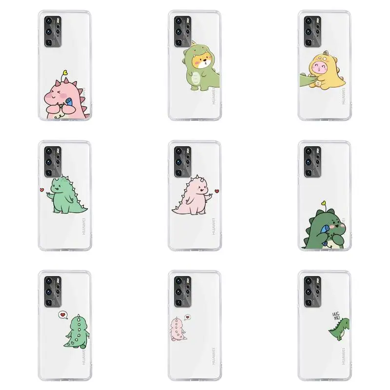 Cute Dinosaur Baby Fashion Phone Case For Huawei P40 P30 P20 Mate Honor 10i 30 20 i 10 40 8x 9x Pro Lite Transparent Cover
Cute Dinosaur Baby Fashion Phone Case For Huawei P40 P30 P20 Mate Honor 10i 30 20 i 10 40 8x 9x Pro Lite Transparent Cover