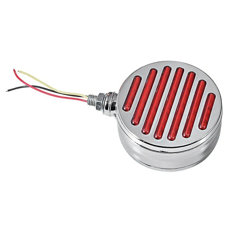 2 Pcs Double Face Light 4Inch Round Red Amber with Housing Chrome for TRUCK FENDER TAIL CORNER TURN SIGNAL BRAKE LAMP 
2 Pcs Double Face Light 4Inch Round Red Amber with Housing Chrome for TRUCK FENDER TAIL CORNER TURN SIGNAL BRAKE LAMP