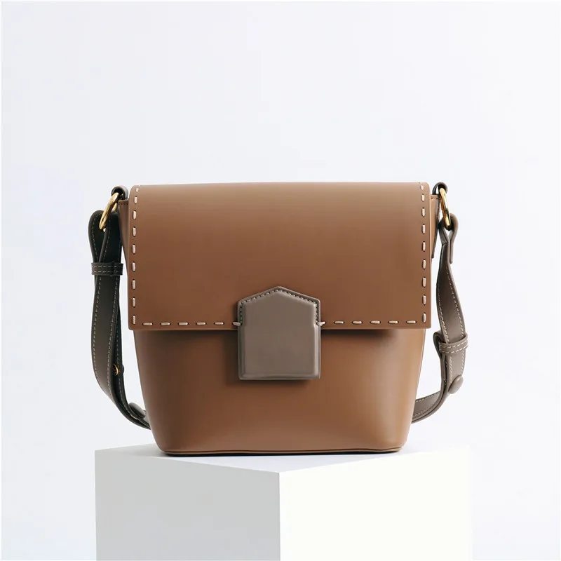 Сумка на плечо женская из натуральной кожи, повседневный саквояж-ведро в винтажном стиле, модная сумочка для подмышек из воловьей кожи, лето 
Сумка на плечо женская из натуральной кожи, повседневный саквояж-ведро в винтажном стиле, модная сумочка для подмышек из воловьей кожи, лето