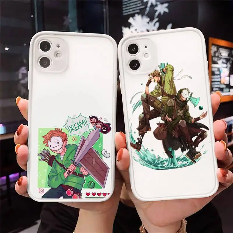 dream smp 2 Phone Case Clear matte transparent For white iPhone 7 8 x xs xr 11 12 pro plus max mini Funda
dream smp 2 Phone Case Clear matte transparent For white iPhone 7 8 x xs xr 11 12 pro plus max mini Funda