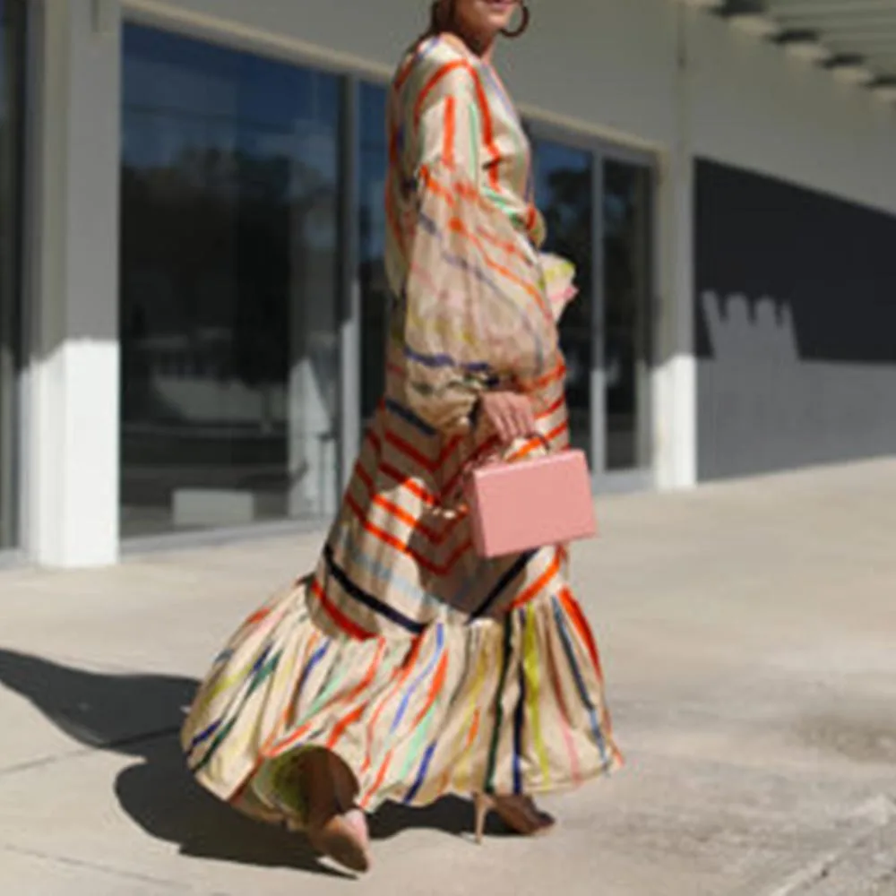 Women Boho Two Piece Sets Stripe Print Pullover T-Shirt And Asymmetric Skirt Cocktail Party Elegant Office Lady Sets Autumn New
Women Boho Two Piece Sets Stripe Print Pullover T-Shirt And Asymmetric Skirt Cocktail Party Elegant Office Lady Sets Autumn New
