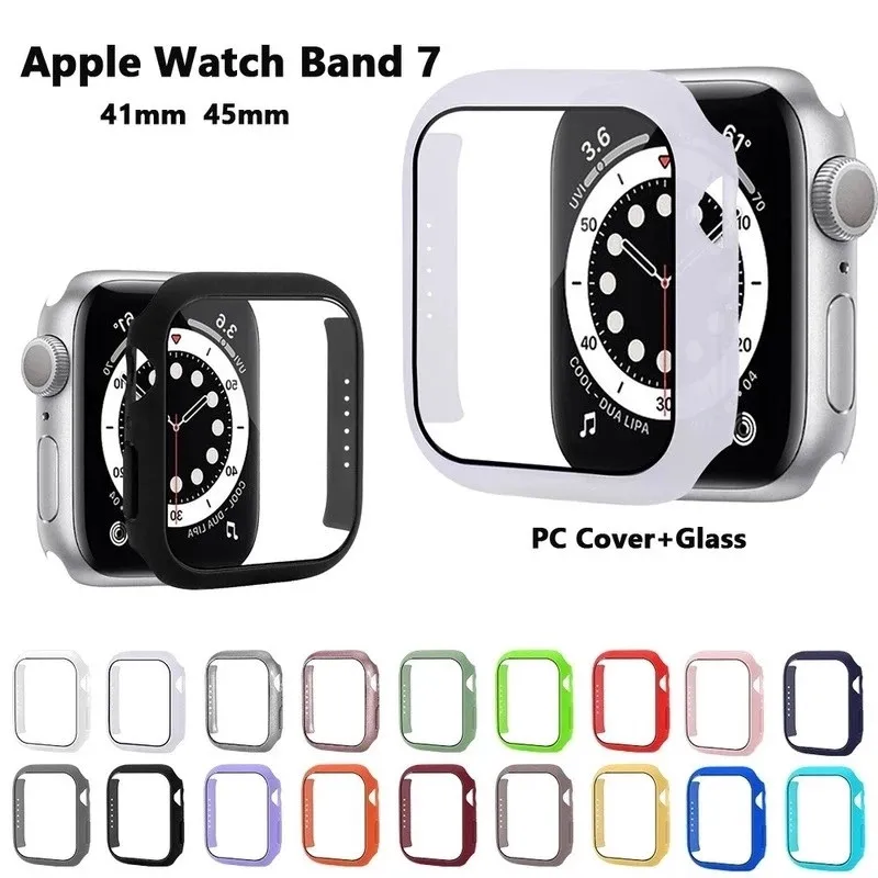 Стекло + крышка для Apple Watch 7 Чехол 45 мм 41 мм защитный чехол для iwatch серия S7 бампер + экран для Apple Watch 7 45 мм аксессуары
Стекло + крышка для Apple Watch 7 Чехол 45 мм 41 мм защитный чехол для iwatch серия S7 бампер + экран для Apple Watch 7 45 мм аксессуары