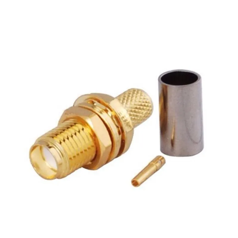 5 Set SMA Adapter SMA-KY-3 Length 11mm For RG58 RG400 RG223 Cable RF Coaxial Connector
5 Set SMA Adapter SMA-KY-3 Length 11mm For RG58 RG400 RG223 Cable RF Coaxial Connector