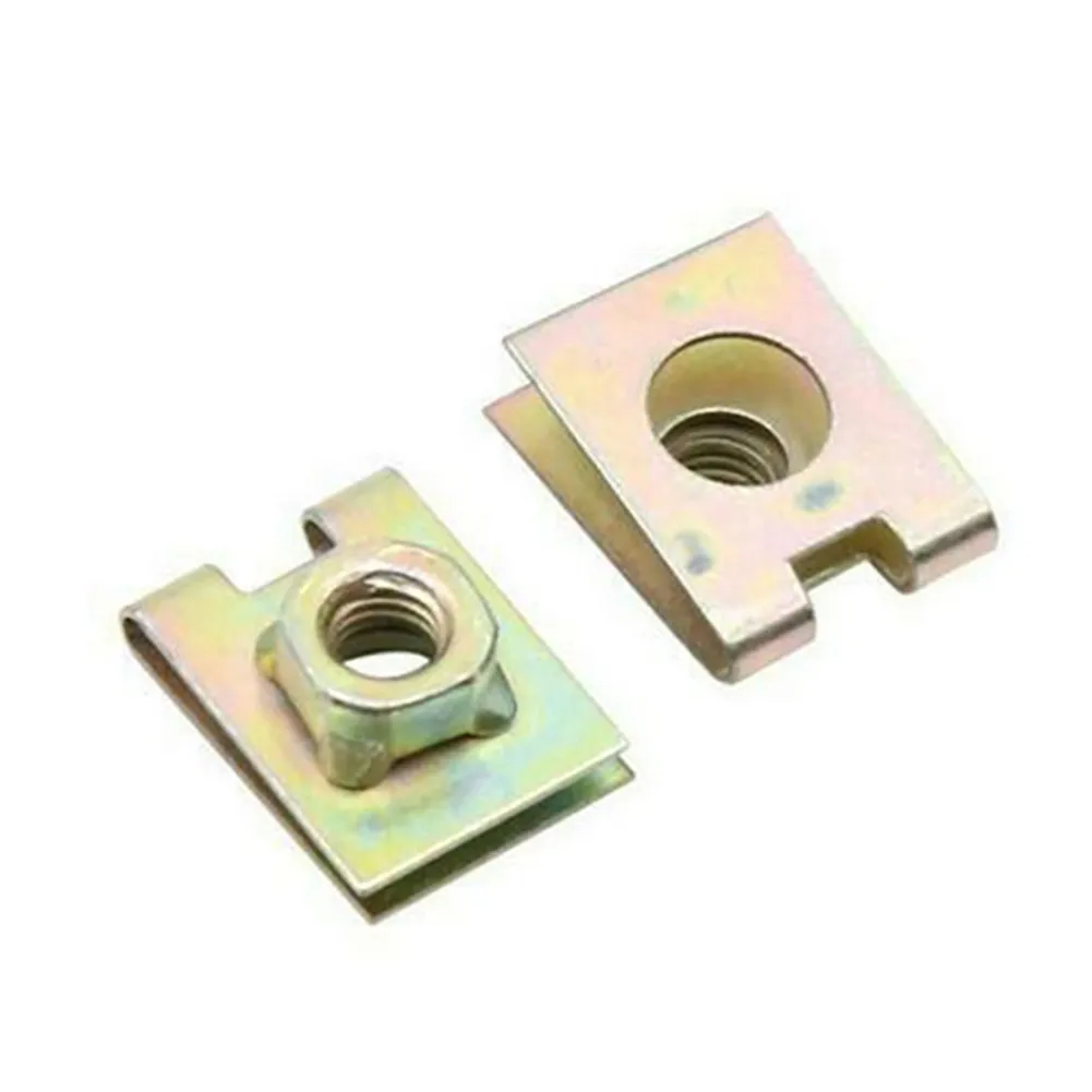 20X Metal U Shape Clips Speed Nuts Fastener Rivet M6 For Securing Fixing Wires And Cables ON Auto Car Pannel Fender
20X Metal U Shape Clips Speed Nuts Fastener Rivet M6 For Securing Fixing Wires And Cables ON Auto Car Pannel Fender