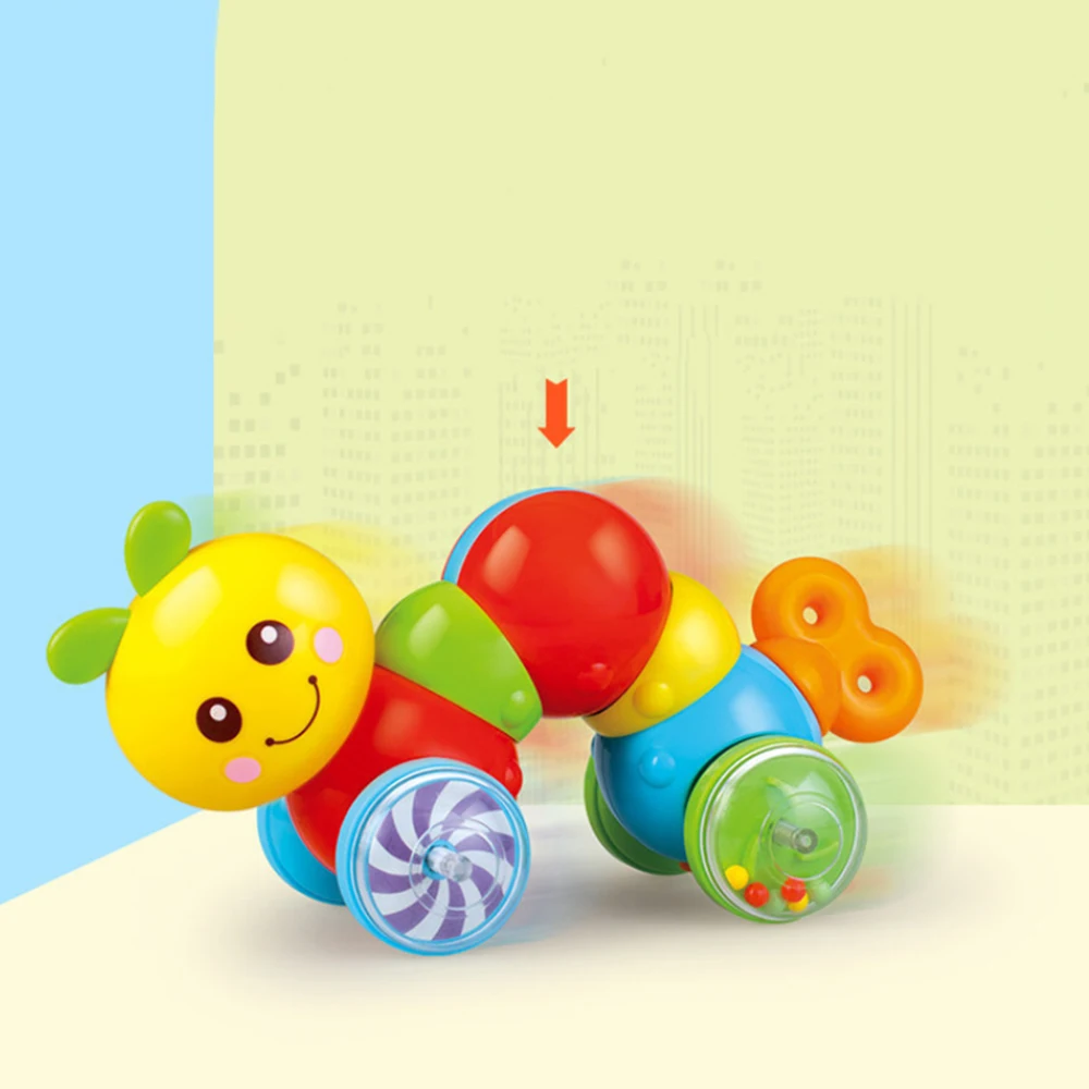 Press Toy Cute Small Caterpillar Push Rattle Educational Crawl Activity Toy
Press Toy Cute Small Caterpillar Push Rattle Educational Crawl Activity Toy