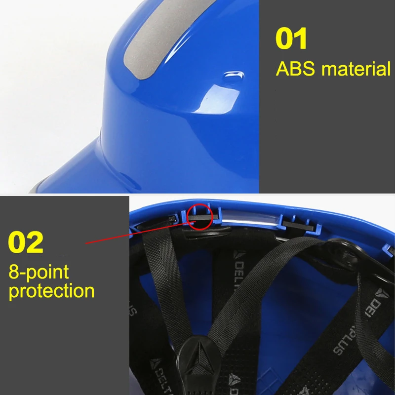 Deltaplus Safety Helmet ABS insulation Hard Hat Anti-smashing Splash-proof Fluorescence Work Cap
Deltaplus Safety Helmet ABS insulation Hard Hat Anti-smashing Splash-proof Fluorescence Work Cap