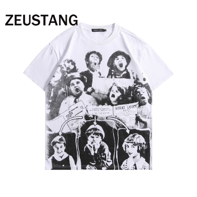 Zeustang Men Fashion T Shirt Streetwear Film Print Cotton Hip Hop Tshirts Spring Summer Casual Short Sleeve Tees
Zeustang Men Fashion T Shirt Streetwear Film Print Cotton Hip Hop Tshirts Spring Summer Casual Short Sleeve Tees