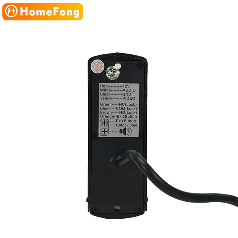 HomeFong Video Intercom with Lock 800TVL IR Day Night Doorbell Security Camera 7 Inch Screen Wired Monitor Entry System Kit
HomeFong Video Intercom with Lock 800TVL IR Day Night Doorbell Security Camera 7 Inch Screen Wired Monitor Entry System Kit