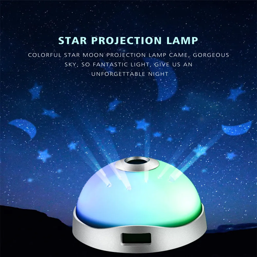 RGB Night Light Star sky Projection Lamp led Baby Light Time Display 10s Children bedroom Table Lamp needs AAA Battery
RGB Night Light Star sky Projection Lamp led Baby Light Time Display 10s Children bedroom Table Lamp needs AAA Battery