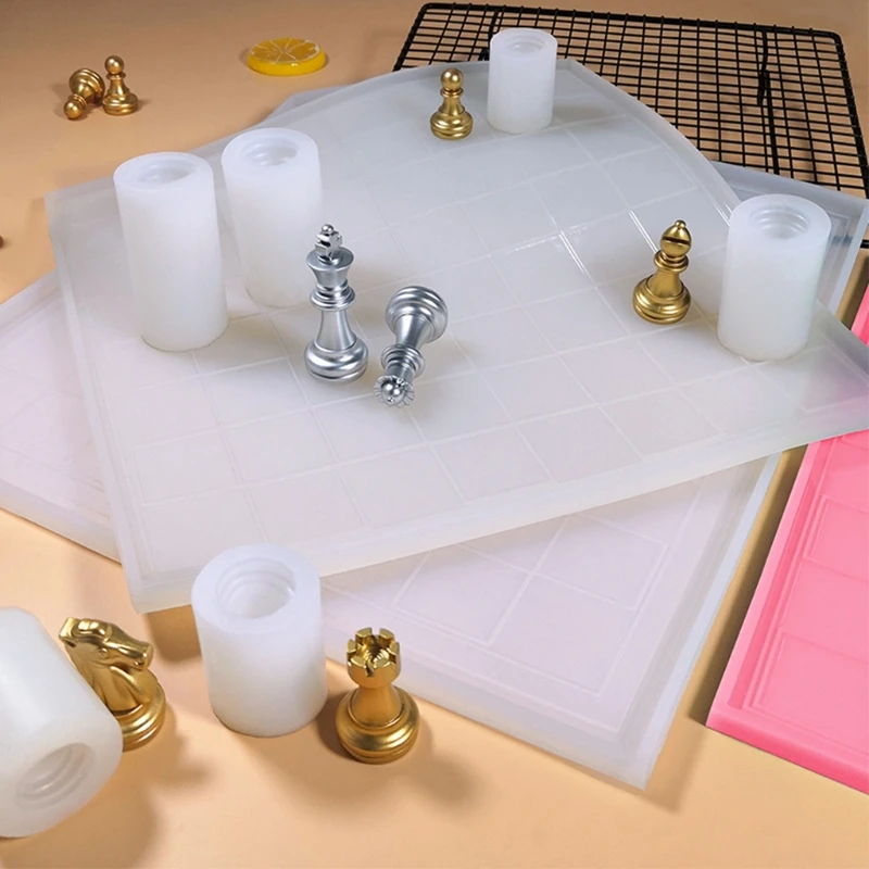 Handmade Game Epoxy Resin Mold International Chess Silicone Mould DIY Crafts Making Tool
Handmade Game Epoxy Resin Mold International Chess Silicone Mould DIY Crafts Making Tool
