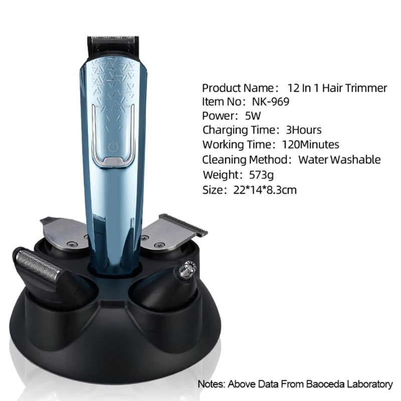5 in 1 Men Hair Clipper Beard Trimmer Kit for Men Cordless Hair Mustache Trimmer Hair Cutting Trimmer Kit Waterproof
5 in 1 Men Hair Clipper Beard Trimmer Kit for Men Cordless Hair Mustache Trimmer Hair Cutting Trimmer Kit Waterproof