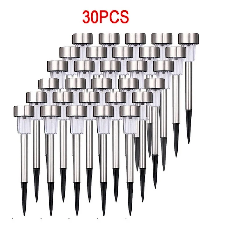 30 Pieces of LED Solar Lights, Outdoor Solar LED Lawn Lights, Street Lights, Solar Christmas Lights for Garden Decoration
30 Pieces of LED Solar Lights, Outdoor Solar LED Lawn Lights, Street Lights, Solar Christmas Lights for Garden Decoration