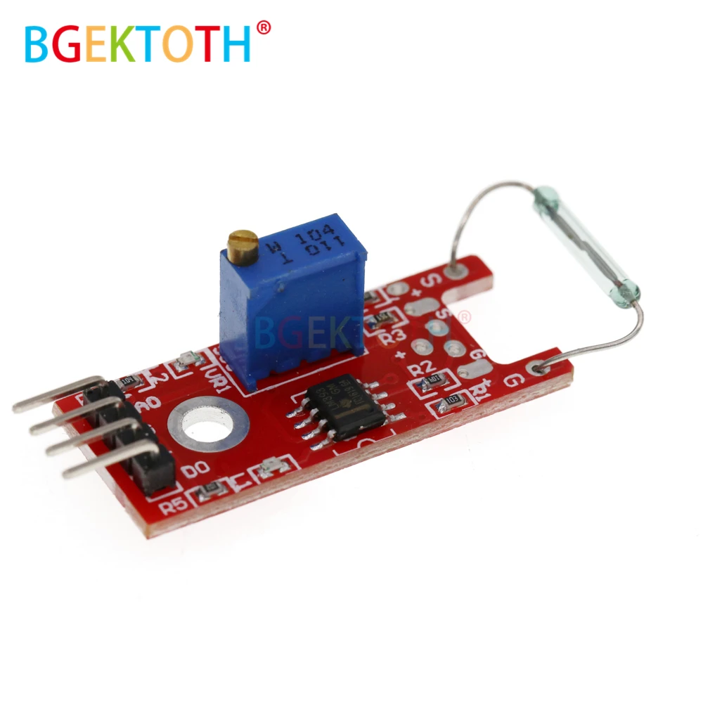 

KY-025 4pin BETR Magnetic Dry Reed Pipe Switch Magnetron Sensor Module DIY KY-25