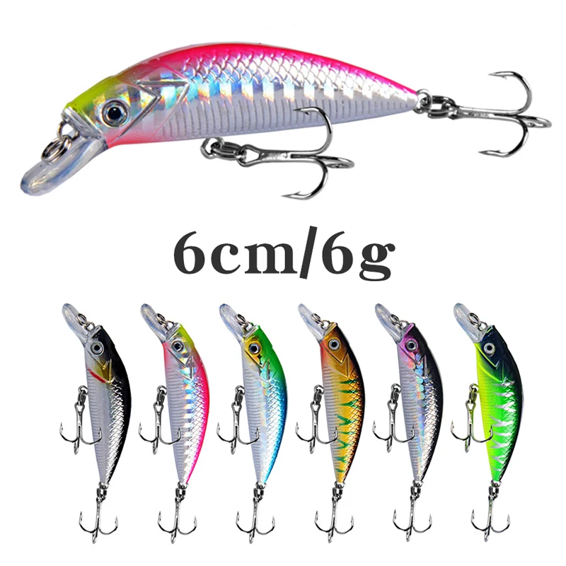 

1PCS Minnow Fishing Lure 70mm 11g Sinking Hard Bait Wobbler Jig Bait Crankbait Carp Striped bass Pesca Fishing tackle SwimBait