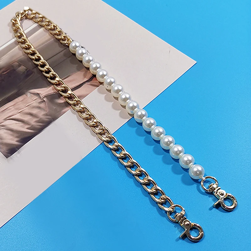 Exquisite Spliced Artificial Pearl Bag Belt And Metal Chain To Replace The Shoulder Crossbody Bag Chain Belt Bag Accessories
Exquisite Spliced Artificial Pearl Bag Belt And Metal Chain To Replace The Shoulder Crossbody Bag Chain Belt Bag Accessories