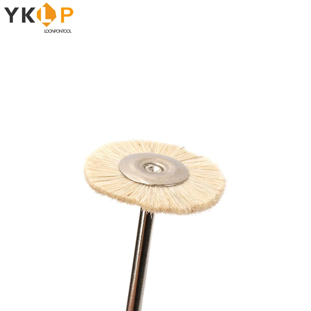 T-shaped 25mm Mini Abrasive Wool Brush with 3mm Shank Polishing Rotary Tool for Derusting Deburring 100Pcs/Set 
T-shaped 25mm Mini Abrasive Wool Brush with 3mm Shank Polishing Rotary Tool for Derusting Deburring 100Pcs/Set