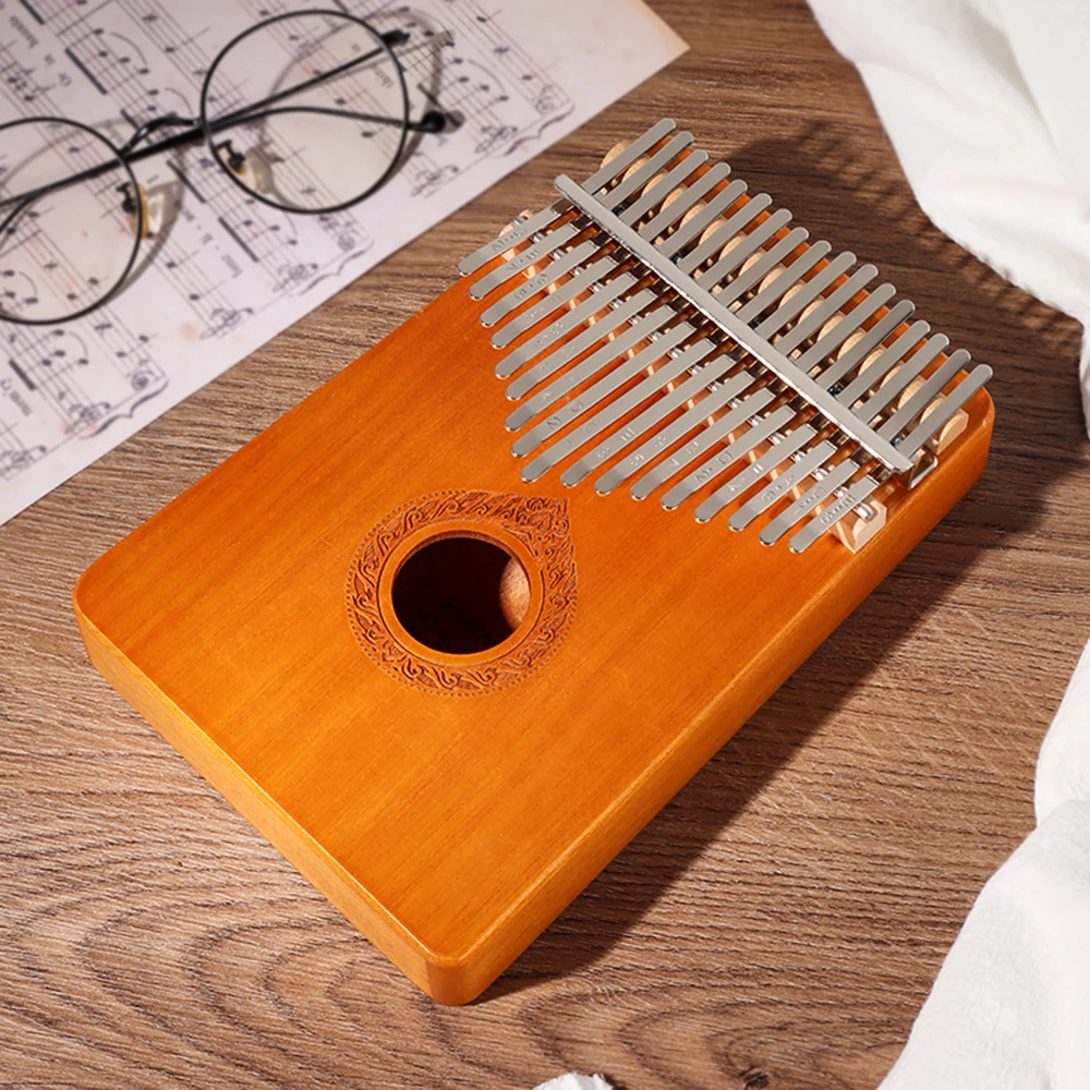 Classic Kalimba 17-Key Wooden Acoustic Thumb Piano Kalimba Mbira Exquisite Workmanship for Beginners Students
Classic Kalimba 17-Key Wooden Acoustic Thumb Piano Kalimba Mbira Exquisite Workmanship for Beginners Students