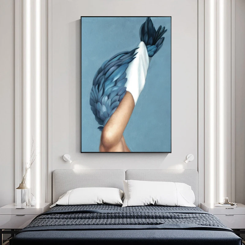 Flowers Feathers Woman Abstract Canvas Painting Wall Art Print Poster Picture Decorative Painting Living Room Home Decoration
Flowers Feathers Woman Abstract Canvas Painting Wall Art Print Poster Picture Decorative Painting Living Room Home Decoration