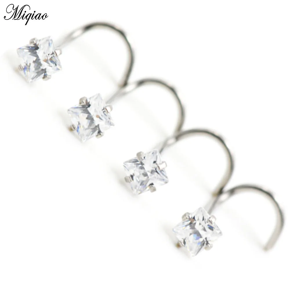 Miqiao 2 Pcs Anti-allergic Human Body Piercing Stainless Steel 3mm Square 5 Word Nose Nail New
Miqiao 2 Pcs Anti-allergic Human Body Piercing Stainless Steel 3mm Square 5 Word Nose Nail New